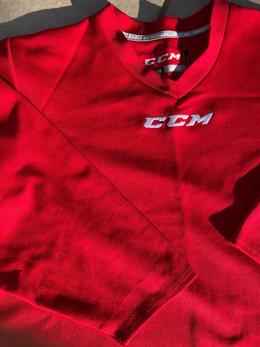 Photo 2 de Maillot Jersey CCM 5000 Youth L/XL rouge